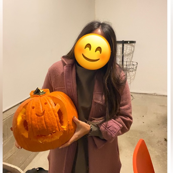 Aritzia Wilfred Free Ganna Shirt Jacket Frosted Plum Purple - Picture 3 of 3